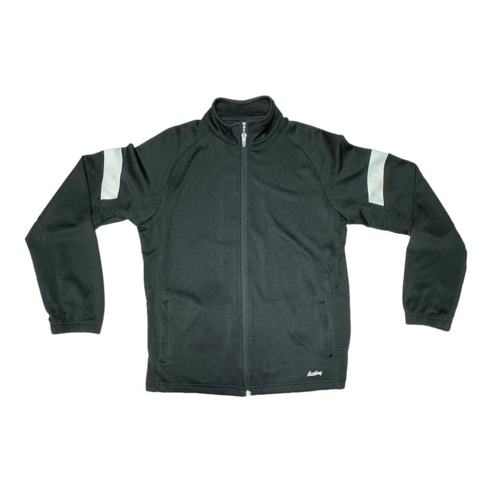 Eastbay Full‎ Zip Black Long Sleeve Athletic Jacket Men’s Size Medium